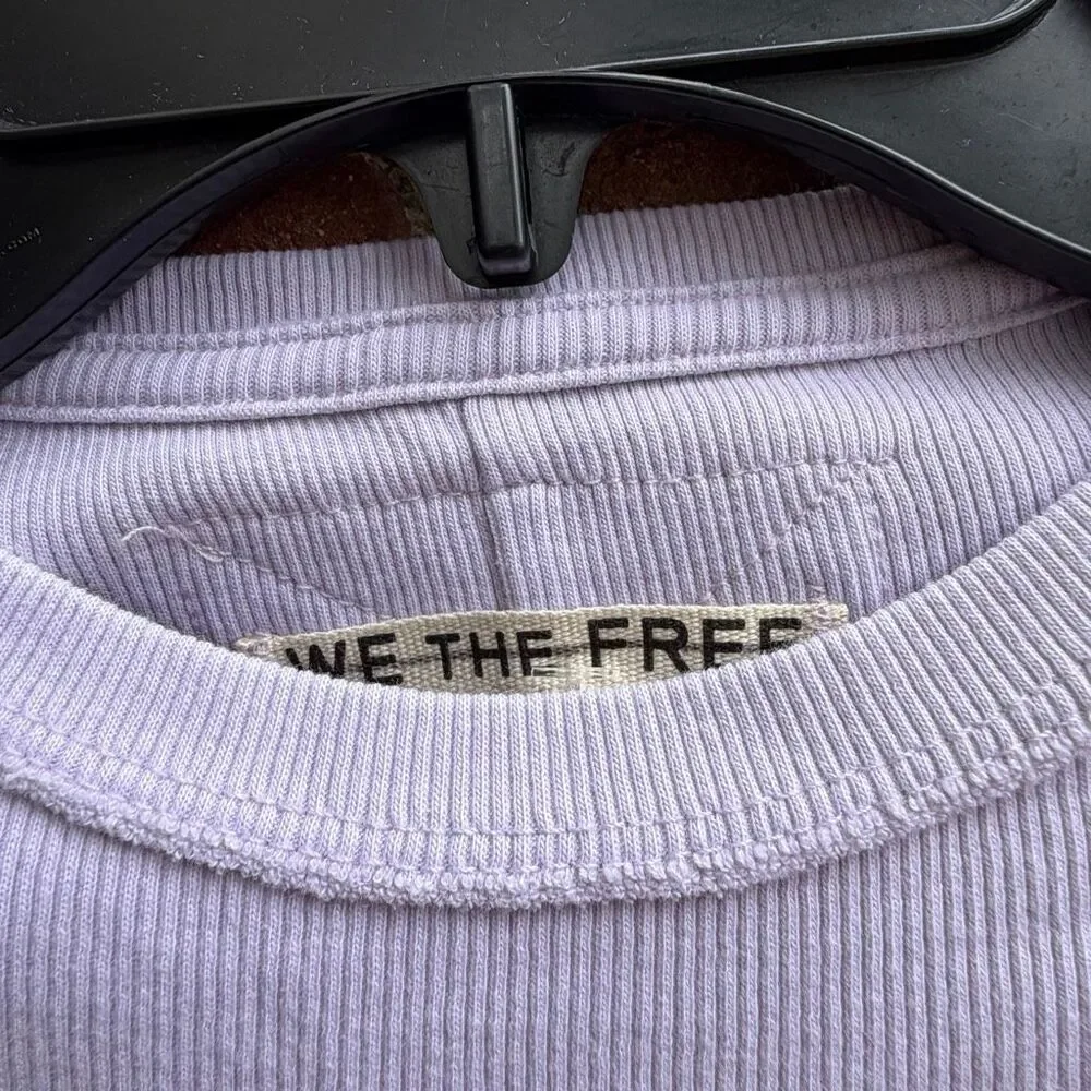 Free People We the Free Ever Had Tee in lavender purple XS NEW
